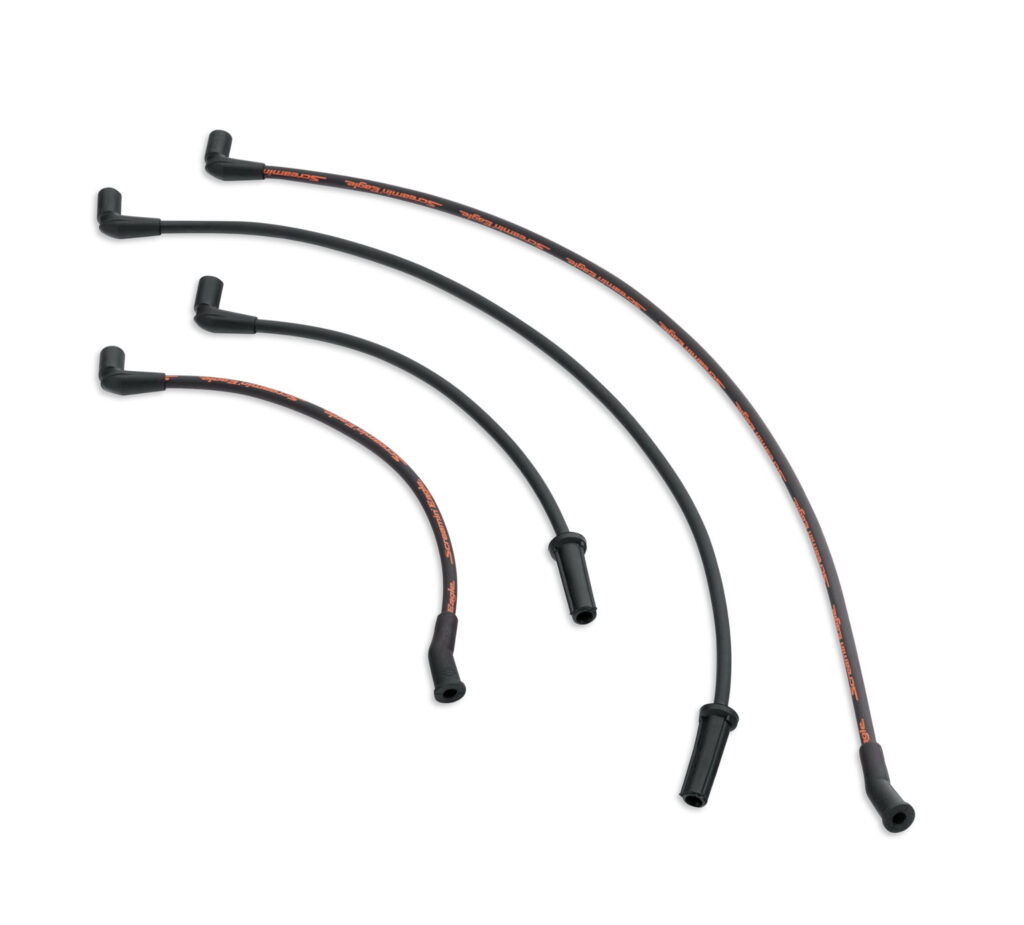 Screamin' Eagle 10MM Phat Spark Plug Wires - Black