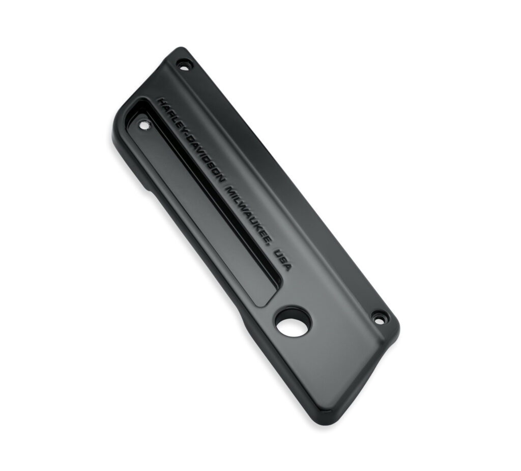 Color-Matched Saddlebag Latch Plate - Left Side