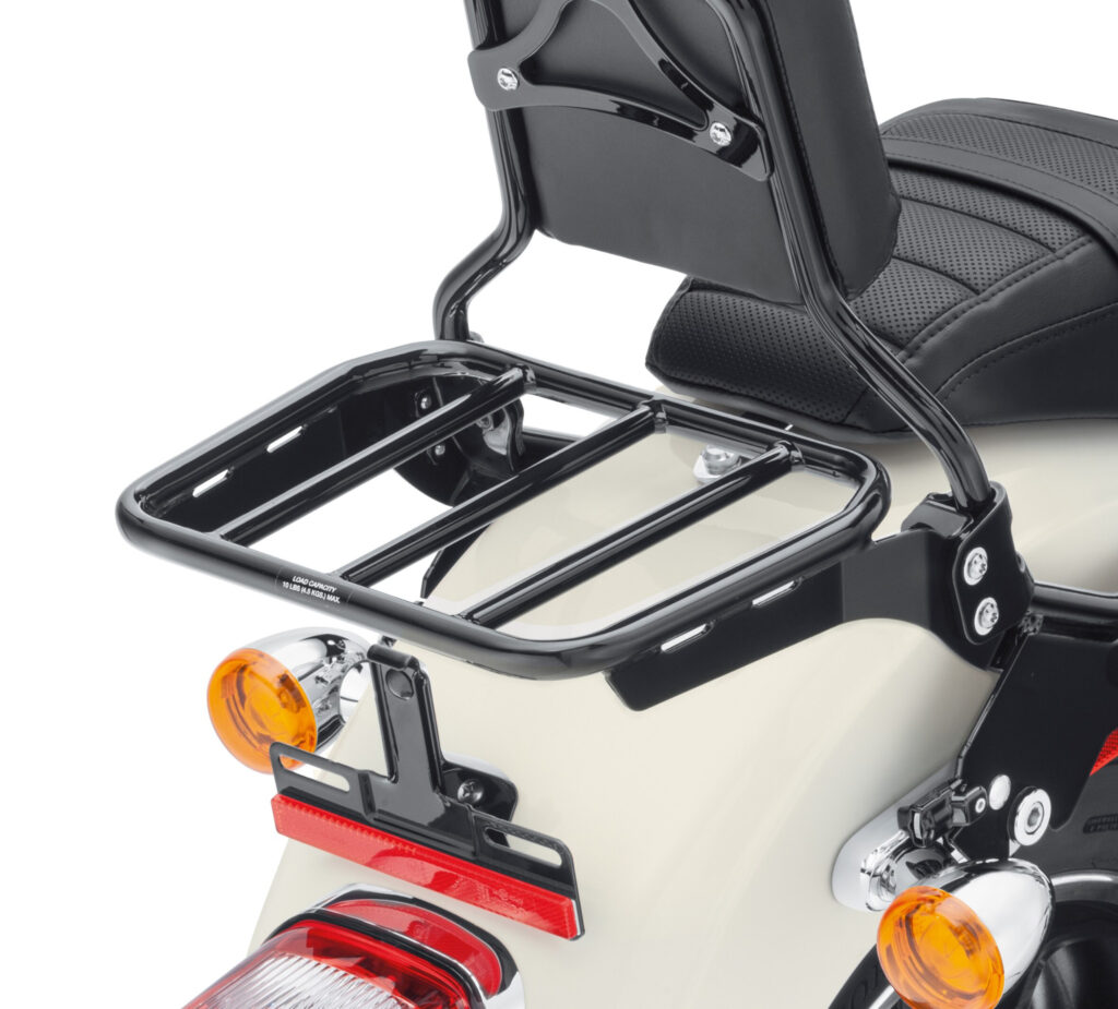 Sport Luggage Rack for HoldFast Sissy Bar Uprights - Gloss Black