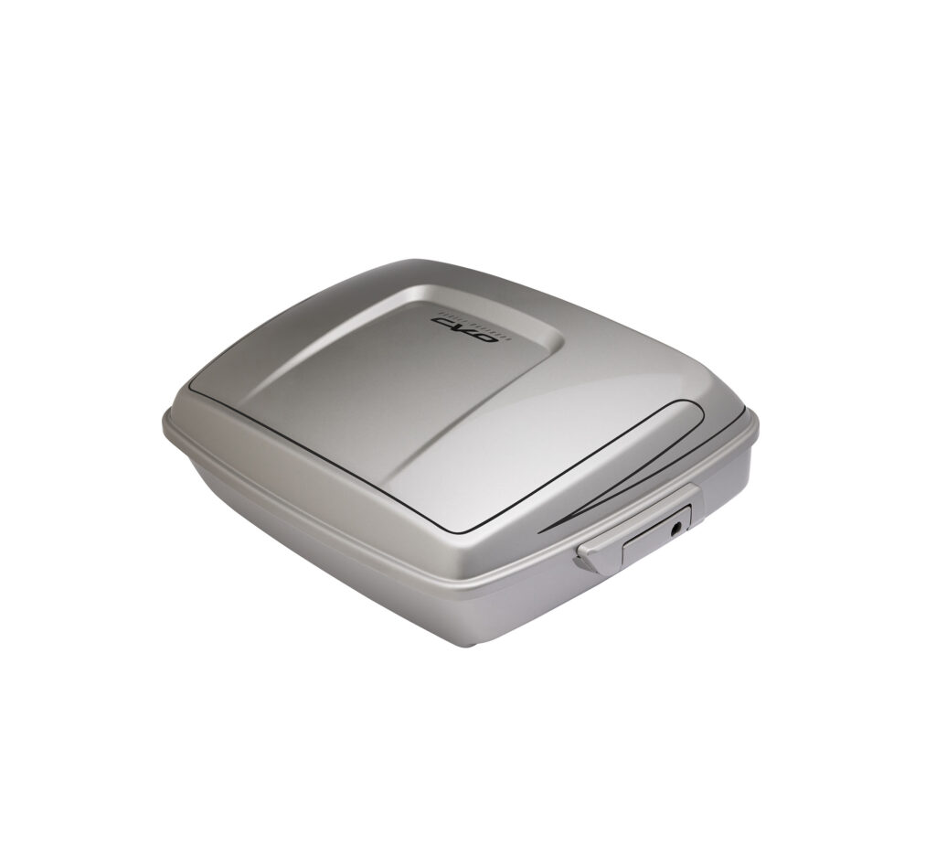 Color-Matched Chopped Tour-Pak Luggage - Dark Platinum